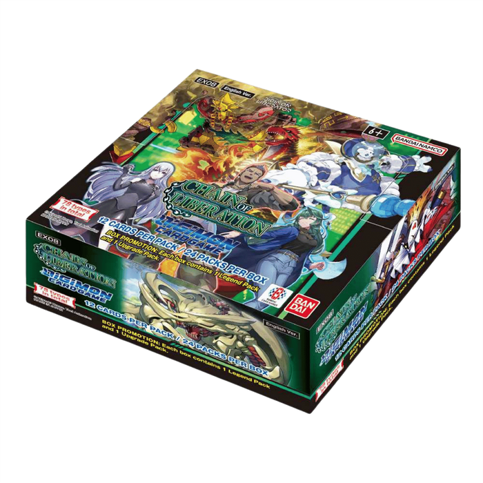 collectible card game Bandai - Digimon - Chain of Liberation - Booster Box - Cardboard Memories Inc.