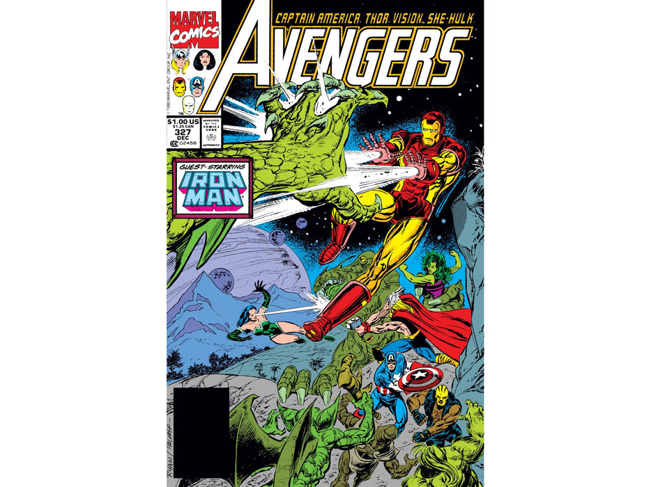 Comic Books Marvel Comics - Avengers (1963 1st Series) 327 (Cond. VG+) - 19168 - Cardboard Memories Inc.