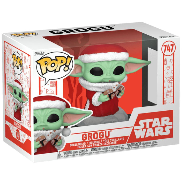 Action Figures and Toys POP! - Movies - Star Wars - Holiday Grogu with Cookies - Cardboard Memories Inc.