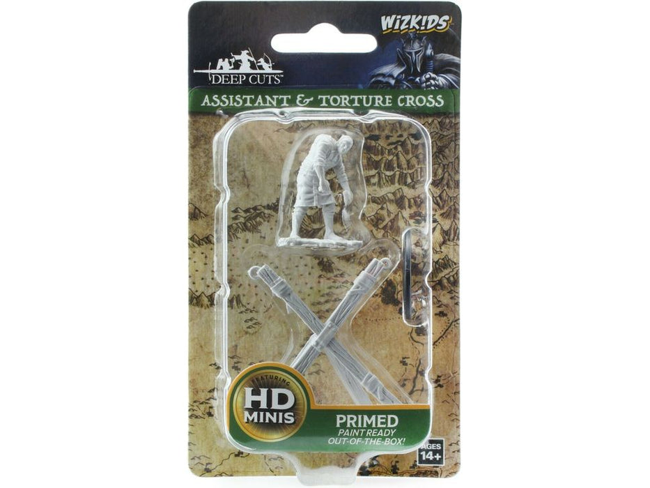 Role Playing Games Wizkids - Dungeons and Dragons - Unpainted Miniature - Deep Cuts - Assistant and Torture Cross - 73424 - Cardboard Memories Inc.