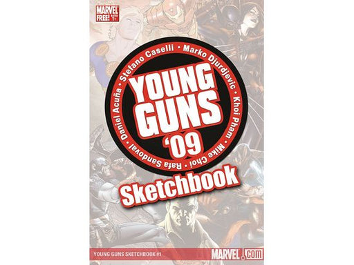 Comic Books Marvel Comics - Young Guns '09 Sketchbook (Cond. VF-) - 17433 - Cardboard Memories Inc.