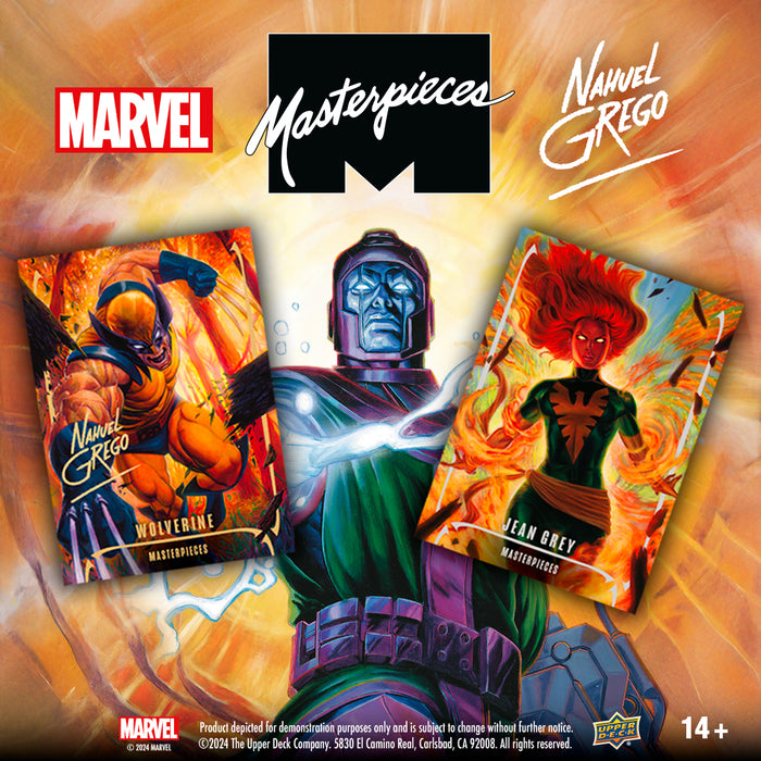 Non Sports Cards Upper Deck - Marvel Masterpieces Presents Nahuel Grego - Hobby Box - Pre-Order December 27th 2024 - Cardboard Memories Inc.