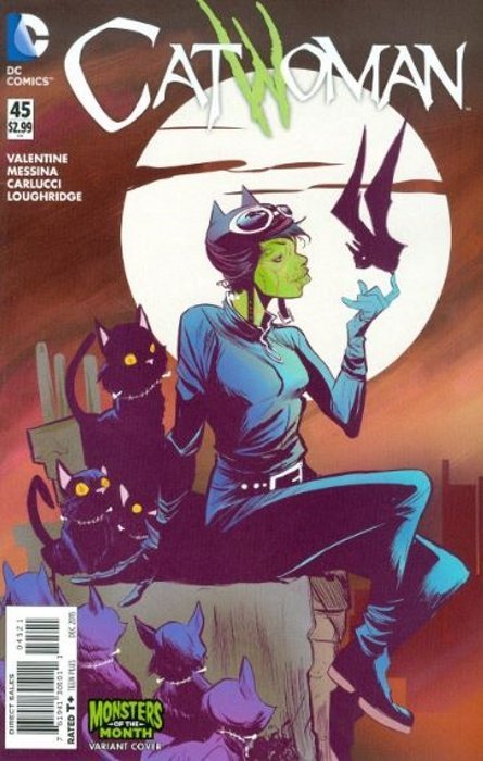 Comic Books DC Comics - Catwoman 045 - Monsters of the Month Variant (Cond. VG+) 0386 - Cardboard Memories Inc.