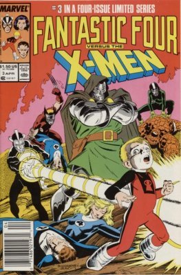 Comic Books Marvel Comics - Fantastic Four VS X-Men 003 (Cond. VG) 21640 - Cardboard Memories Inc.