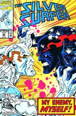 Comic Books Marvel Comics - Silver Surfer (2nd Series) 064 (Cond. VG) 21777 - Cardboard Memories Inc.
