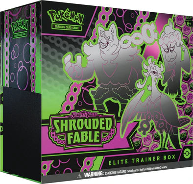 Trading Card Games Pokemon - Scarlet and Violet - Shrouded Fable - Elite Trainer Box - Cardboard Memories Inc.