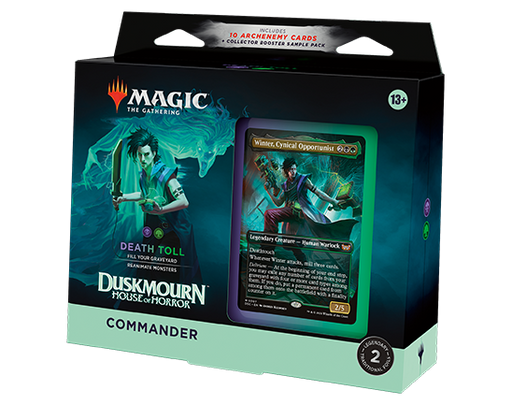 Trading Card Games Magic the Gathering - Duskmourn - House of Horror - Commander Deck - Death Toll - Cardboard Memories Inc.