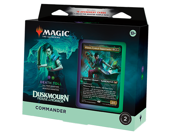 Trading Card Games Magic the Gathering - Duskmourn - House of Horror - Commander Deck - Death Toll - Cardboard Memories Inc.