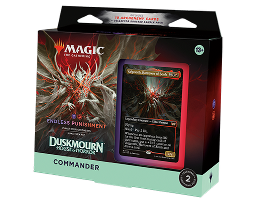 Trading Card Games Magic the Gathering - Duskmourn - House of Horror - Commander Deck - Endless Punishment - Cardboard Memories Inc.