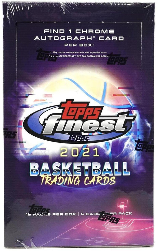 Sports Cards Topps - 2021-22 - Basketball - Finest - Hobby Box - Cardboard Memories Inc.
