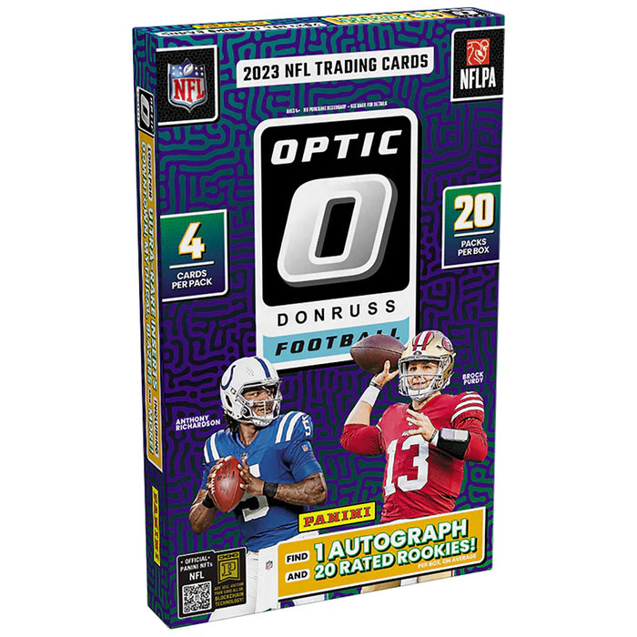 Sports Cards Panini - 2023 - Football - Donruss Optic - Hobby Box - Cardboard Memories Inc.