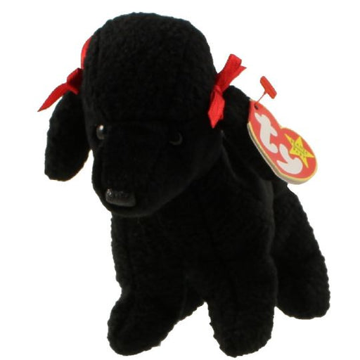 Plush TY Beanie Babies - Gigi the Poodle - Cardboard Memories Inc.