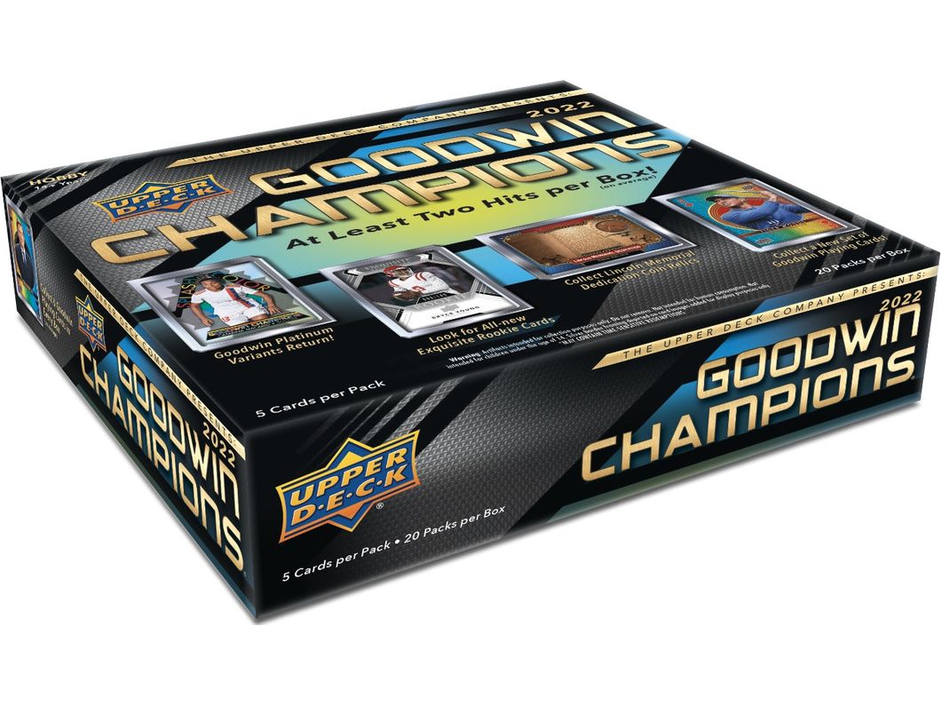 Upper Deck - 2022 - Goodwin Champions Trading Card Hobby Box 