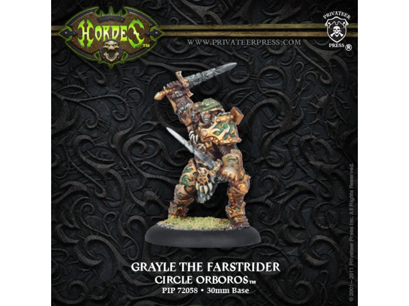 Collectible Miniature Games Privateer Press - Hordes - Circle Orboros - Grayle the Farstrider Warlock - PIP 72058 - Cardboard Memories Inc.