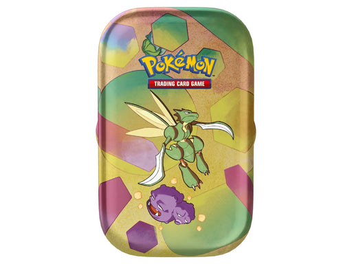 Trading Card Games Pokemon - Scarlet and Violet  - 151 - Mini Tin - Scyther - Cardboard Memories Inc.