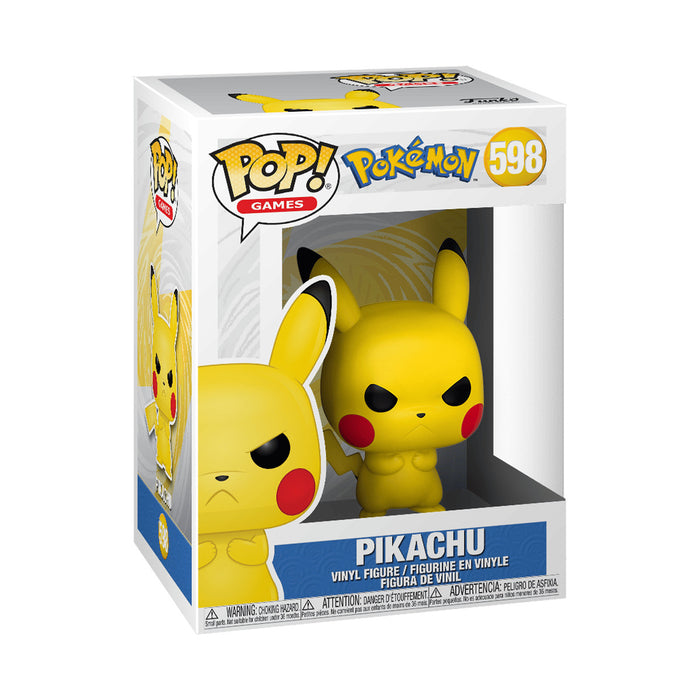 Action Figures and Toys POP! - Games - Pokemon - Grumpy Pikachu - Cardboard Memories Inc.