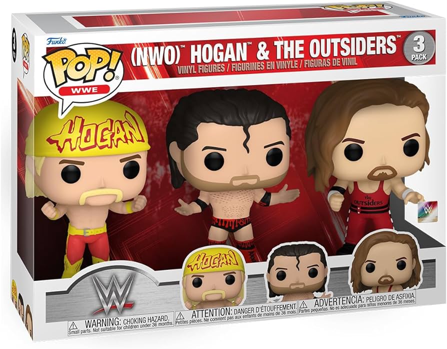 Action Figures and Toys POP! - WWE - Hulk Hogan and The Outsiders - Cardboard Memories Inc.