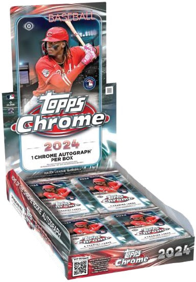 Sports Cards Topps - 2024 - Baseball - Chrome - Hobby Box - Cardboard Memories Inc.