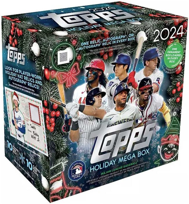 Sports Cards Topps - 2024 - Baseball - Holiday - Mega Box - Cardboard Memories Inc.