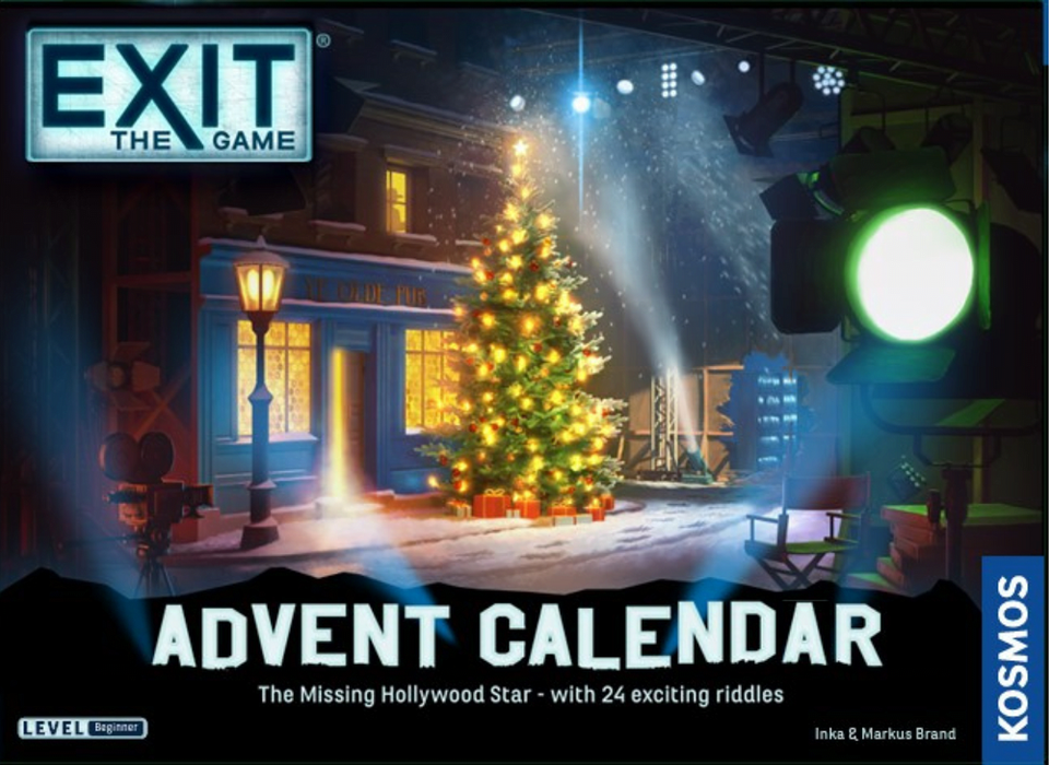 Board Games Thames and Kosmos - EXIT - The Missing Hollywood Star - Advent Calendar - Cardboard Memories Inc.