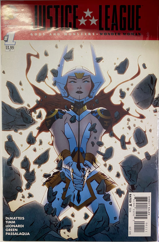 Comic Books DC Comics - Justice League Gods and Monsters: Wonder Woman (2015) 001 (Cond. FN+) - 0272 - Cardboard Memories Inc.