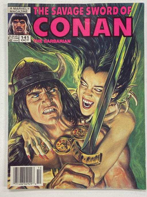 Magazine Marvel Comics - Savage Sword of Conan (1974) 141 (Cond. VG+) - MG0107 - Cardboard Memories Inc.