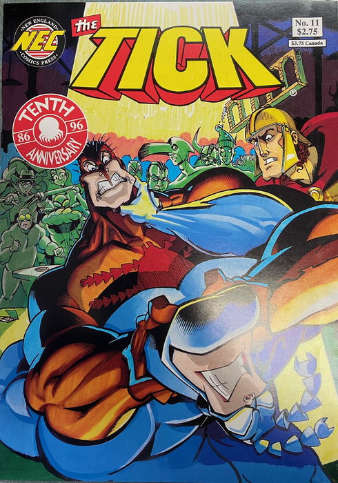 Comic Books New England Comic Press - The Tick (1988) 011 - 2nd Printing (Cond. FN-) - 22532 - Cardboard Memories Inc.