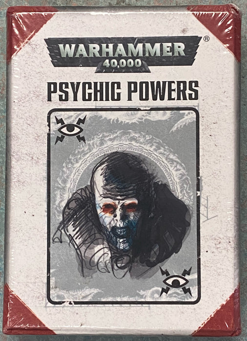 Collectible Miniature Games Games Workshop - Warhammer 40K (7th Edition) Data cards - Psychic Powers - 40-19-60 - OUT OF PRINT - Cardboard Memories Inc.