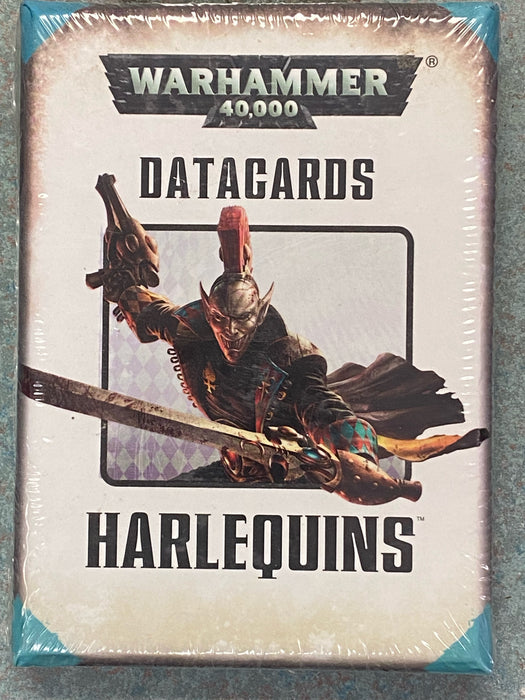 Collectible Miniature Games Games Workshop - Warhammer 40K (7th Edition) Data Cards - Harlequins - 58-02-60 - OUT OF PRINT - Cardboard Memories Inc.