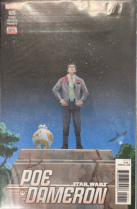 Comic Books Marvel Comics - Poe Dameron (2016) 025 (Cond. FN) - 0878 - Cardboard Memories Inc.