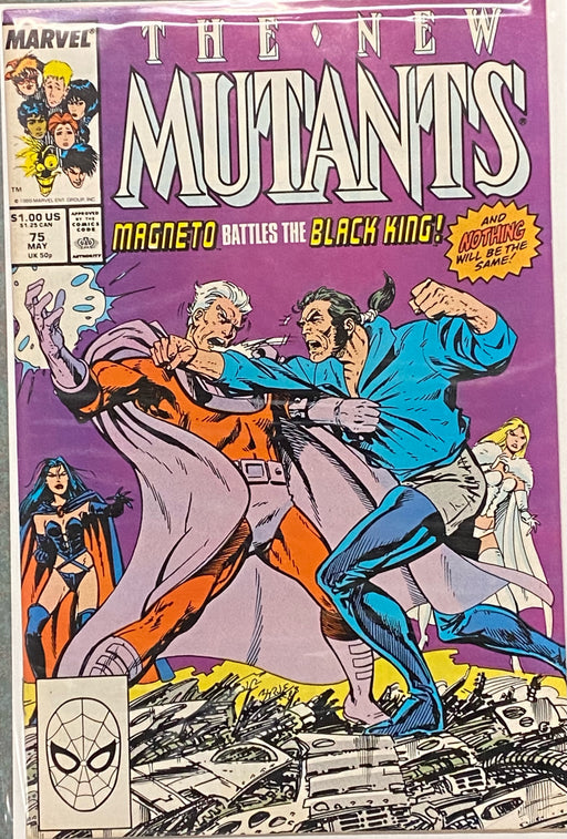 Comic Books Marvel Comics - New Mutants (1983 1st Series) 075 (Cond. FN-) - 0970 - Cardboard Memories Inc.