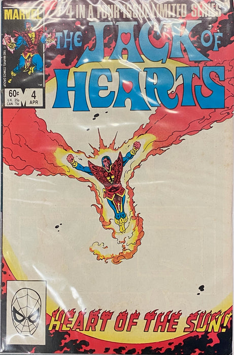 Comic Books, Hardcovers & Trade Paperbacks Marvel Comics - The Jack of Hearts (1984) 004 (Cond. G/VG) - 0979 - Cardboard Memories Inc.