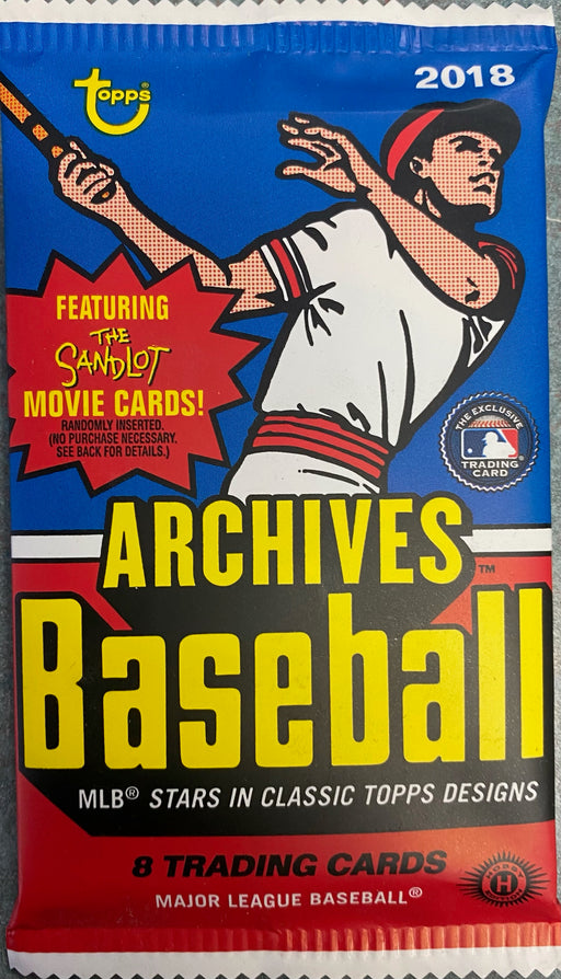 Sports Cards Topps - 2018 - Baseball - Archives - Hobby Pack - Cardboard Memories Inc.