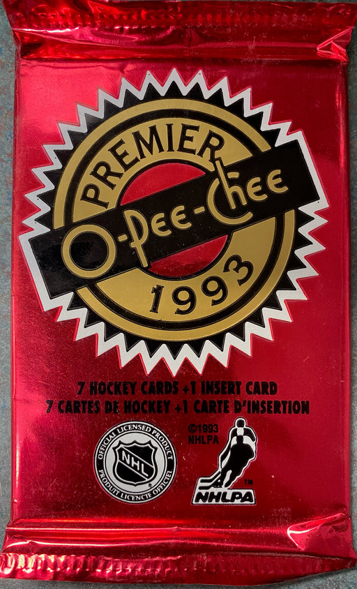 Sports Cards O-Pee-Chee OPC - 1993 - Hockey - Premier - Hobby Pack - Cardboard Memories Inc.