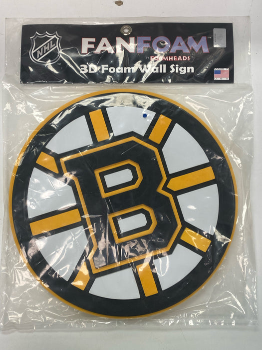 Action Figures and Toys Foam Fanatics - NHL - Boston Bruins - 3D Foam Logo Sign - Cardboard Memories Inc.