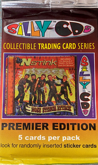 Non Sports Cards Silly Productions Inc. - 2001 - Silly CDs - Premier Edition - Trading Card Pack - Cardboard Memories Inc.