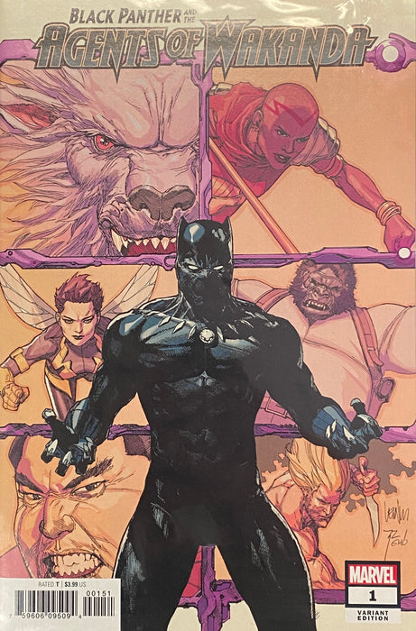 Comic Books Marvel Comics - Black Panther and Agents of Wakanda (2019) 001 - Yu Variant Edition (Cond. FN+) - 1450 - Cardboard Memories Inc.