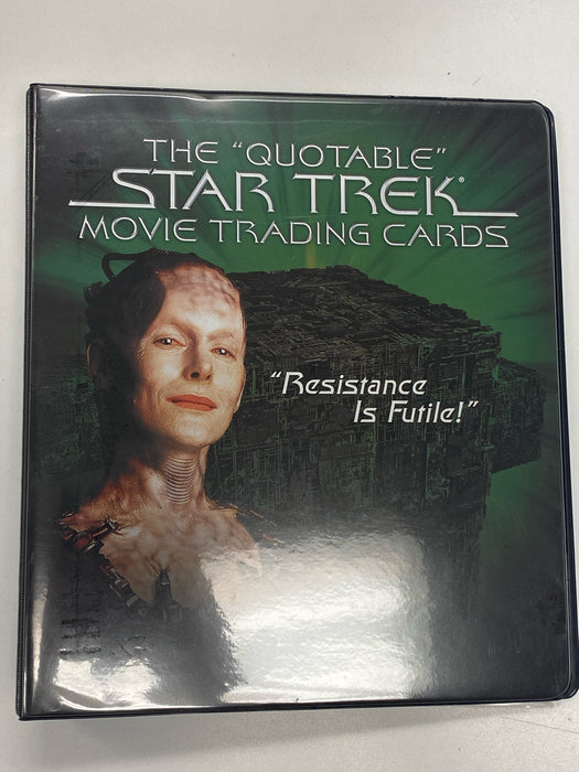 Non Sports Cards Rittenhouse - Star Trek - Quotable Star Trek Movie Trading Cards - Binder - Cardboard Memories Inc.