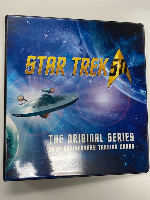 Non Sports Cards Rittenhouse - Star Trek - 50th Anniversary Trading Cards - Binder - Cardboard Memories Inc.