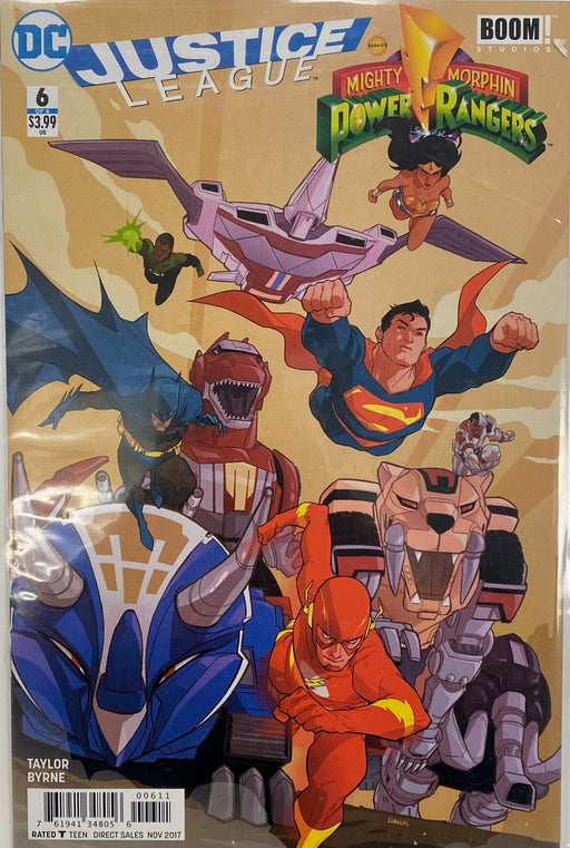 Comic Books DC Comics - Justice League Power Rangers (2016) 006 (Cond. FN) - 0316 - Cardboard Memories Inc.