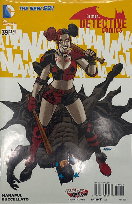 Comic Books DC Comics - Detective Comics (2011 2nd Series) 039 Cover B Harley Quinn Variant Edition (Cond. FN) - 1334 - Cardboard Memories Inc.