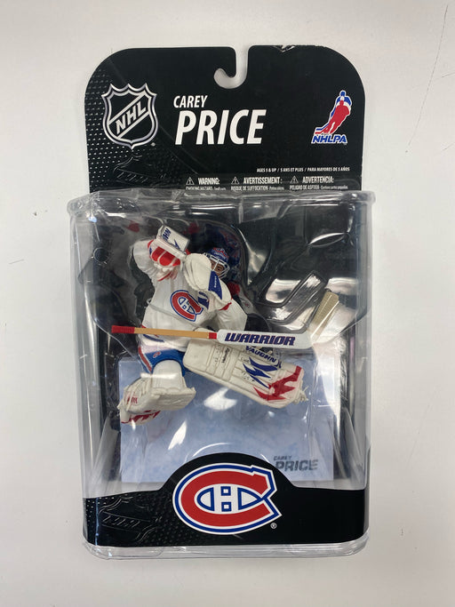 Action Figures and Toys McFarlane Toys - NHL - Montreal Canadiens - Carey Price Figure - White Jersey Variant *DAMAGED BOX* - Cardboard Memories Inc.