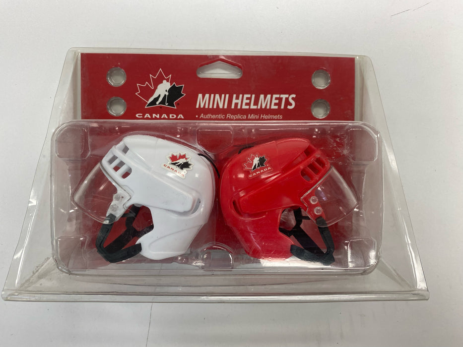 Supplies Top Dog - NHL - Mini Helmets - Team Canada - Cardboard Memories Inc.