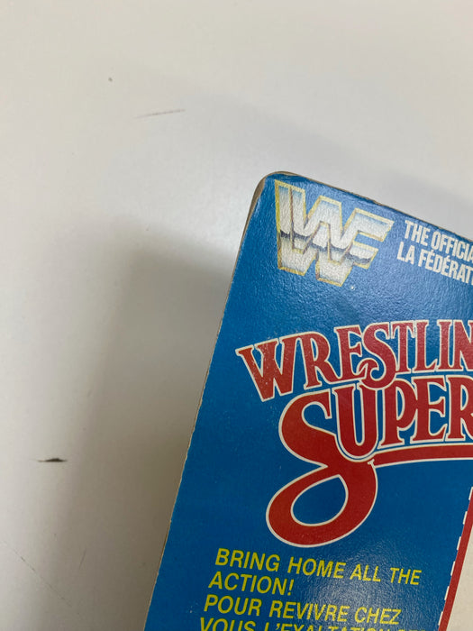 Action Figures and Toys LJN - 1986 - WWF/WWE Wrestling Superstars - "Adorable" Adrian Adonis - 8" Figure - Item #5479 *Damaged Box* - Cardboard Memories Inc.