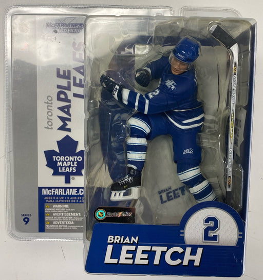 Action Figures and Toys McFarlane Toys - NHL - Toronto Maple Leafs - Brian Leetch Figure - Cardboard Memories Inc.