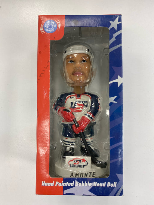 Action Figures and Toys Bobble Dobbles - 2001 - Team USA - Tony Amonte Hand Painted Bobble Head - Cardboard Memories Inc.