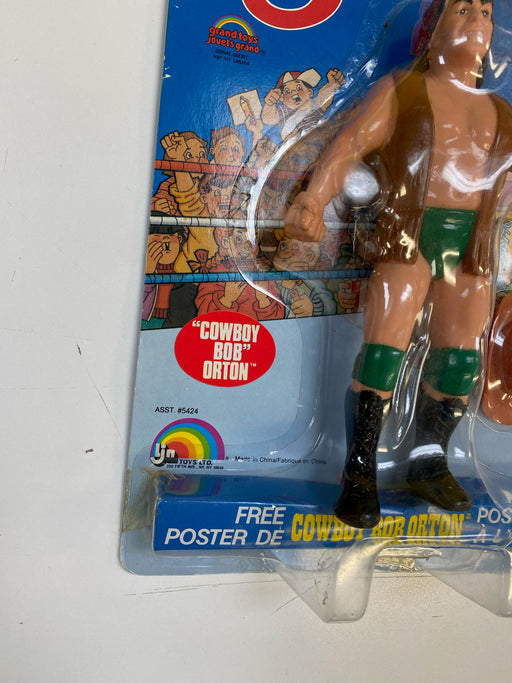 Action Figures and Toys LJN - 1985 - WWF/WWE Wrestling Superstars - "Cowboy Bob" Orton - 8" Figure - Item #5424 *Damaged Box* - Cardboard Memories Inc.