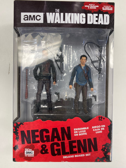 Action Figures and Toys McFarlane Toys - Walking Dead - Negan & Glenn 5" Figures Deluxe Set - Cardboard Memories Inc.