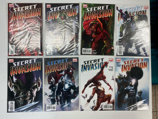 Comic Books Marvel Comics - Secret Invasion (2008) 001-008 Full Set (Cond. FN- to VF-) 21566 - Cardboard Memories Inc.