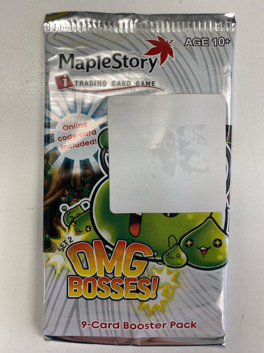 Trading Card Games Wizards of the Coast - Maple Story TCG - OMG Bosses! - Booster Pack - Cardboard Memories Inc.